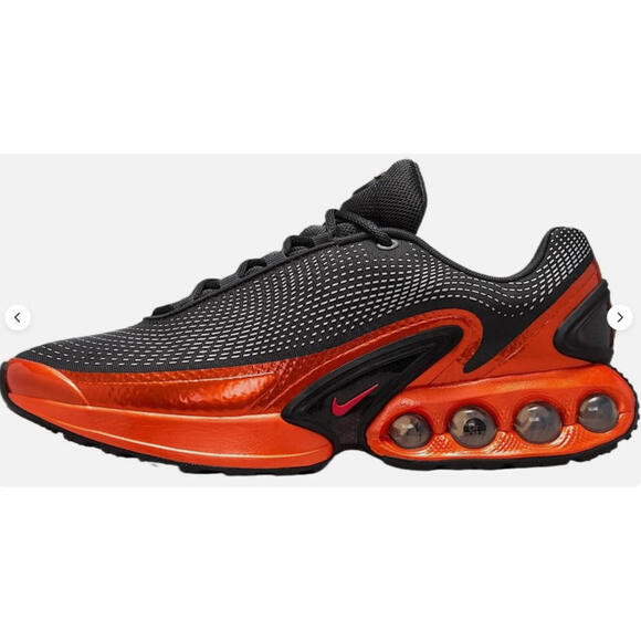 MENS NIKE AIR MAX DN QS \'DARK SMOKE GREY SALSA RED\' HJ6695-001  Men\'s size 10 main image 8